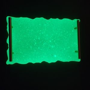 Glow in the dark serving tray